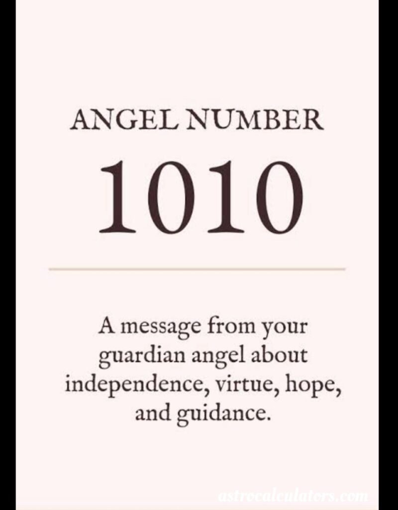 1010 angel number twin flame