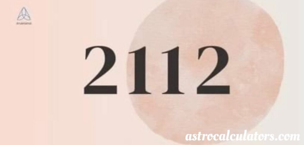 angel number 2112 love