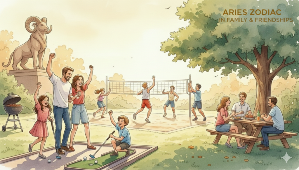 Aries in Family & Friendships​