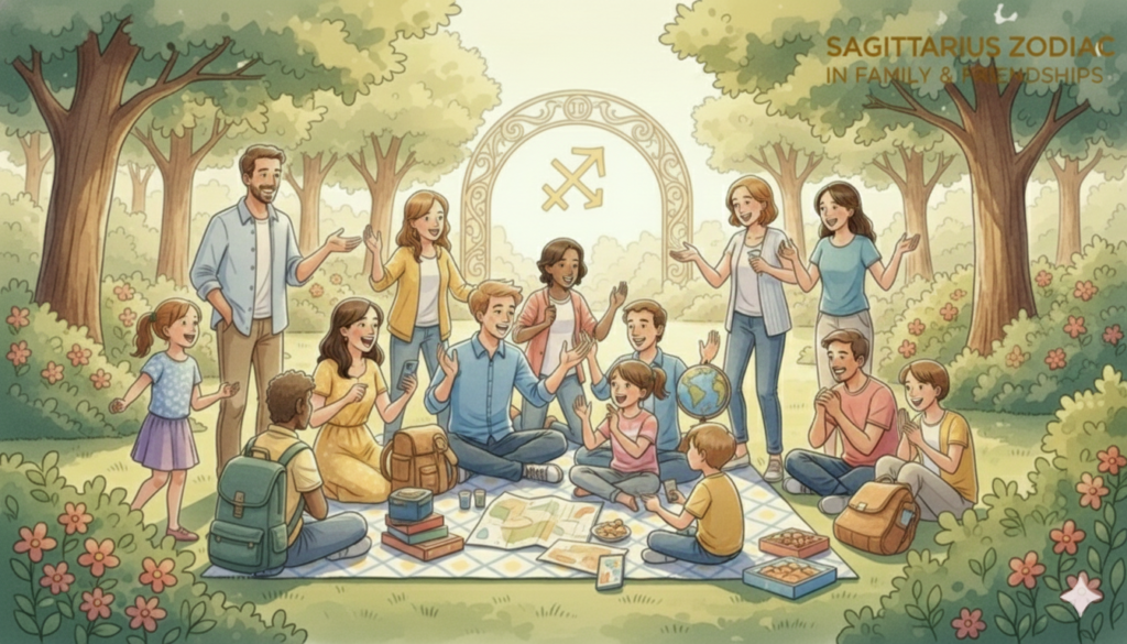 Sagittarius Zodiac Signs in Friendship