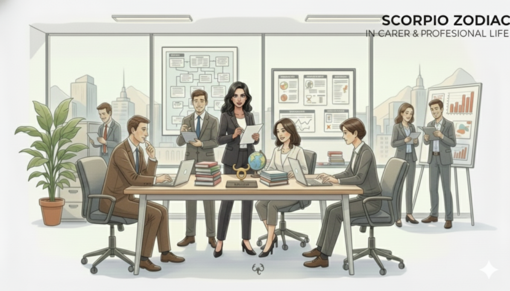 Scorpio Zodiac Signs in Career and Work