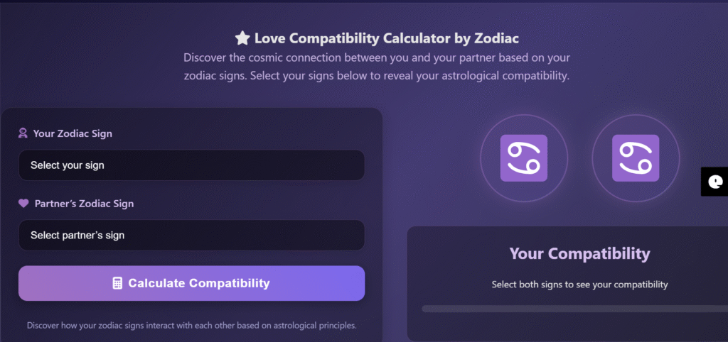 Zodiac Compatibility Calculator