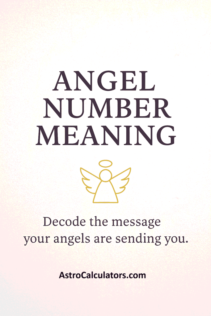 Angel Number Calculator