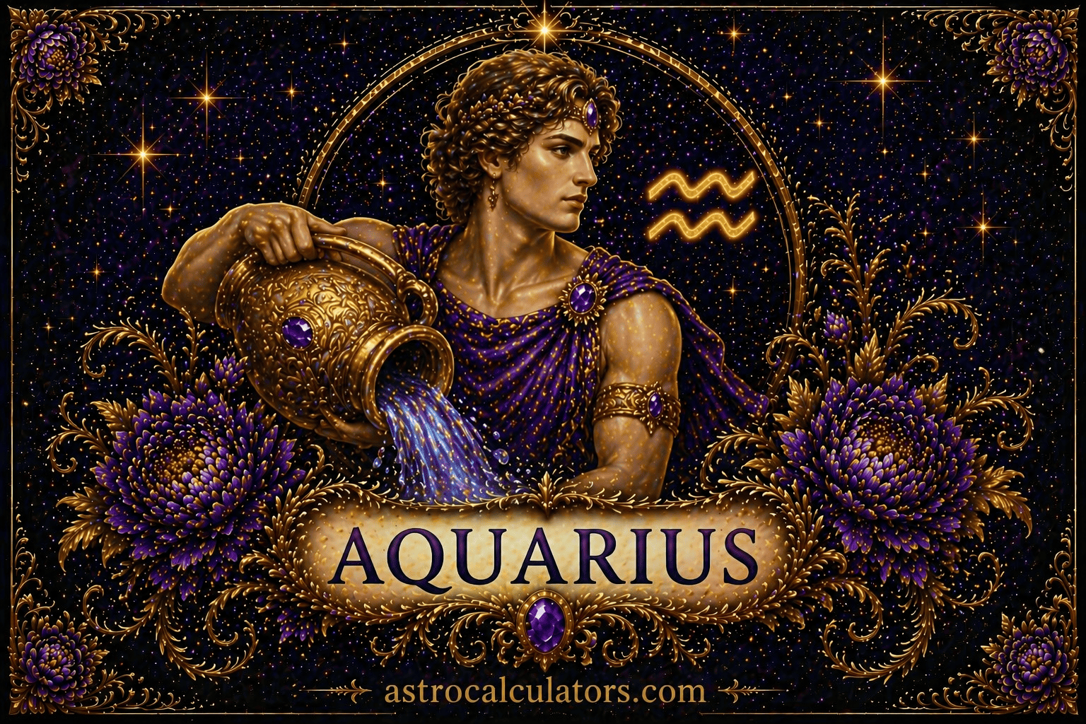 Aquarius Zodiac Sign (Jan 20 – Feb 18) — Personality, Love, Career & Strengths
