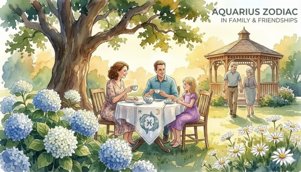Aquarius in Friendships &Family Life
