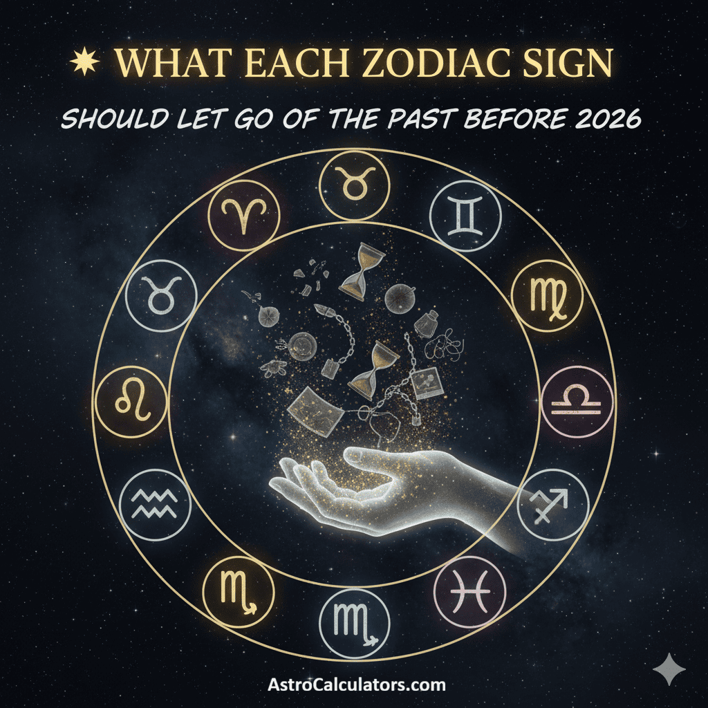 What Each Zodiac Sign Should Let Go of the Past Before 2026