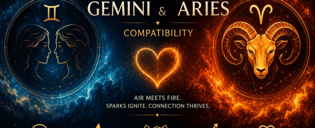 Gemini and Aries Compatibility – Love, Relationship, Friendship & Life Guide