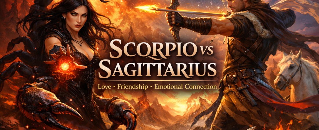 🦂 Scorpio vs Sagittarius Compatibility Love Friendship Emotional Connection