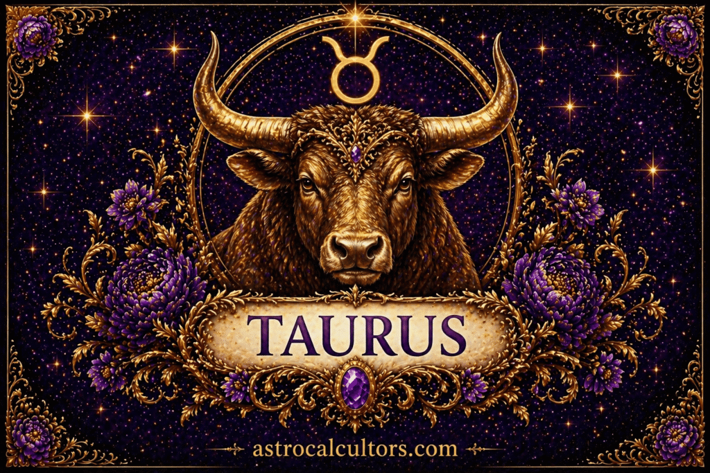 Taurus Sign and Symbol