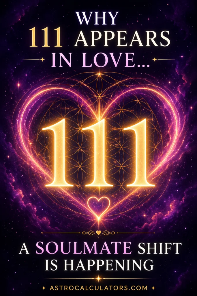 Angel Number 111 in love