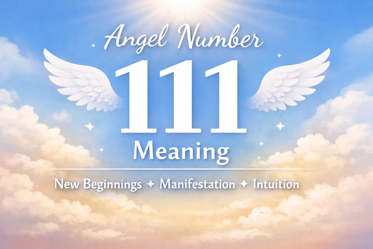 Angel Number 111 Meaning – New Beginnings, Manifestation and What 111 Tells You