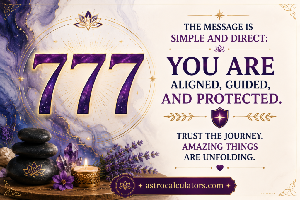 Angel Number 777 Meaning