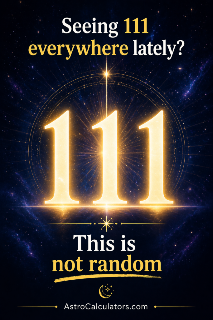 Angel number 111