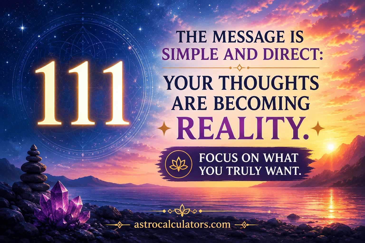 Angel Number 111 Meaning - New Beginnings, Manifestation and What 111