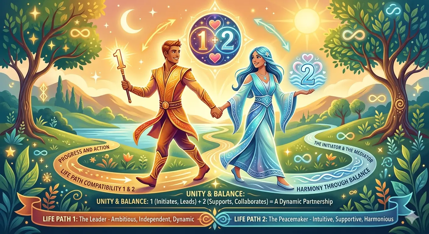 Life Path 1 and 2 Compatibility — What This Pairing Really Means