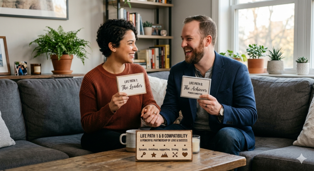 Life Path 1 and 8 Compatibility in Love and Relationships