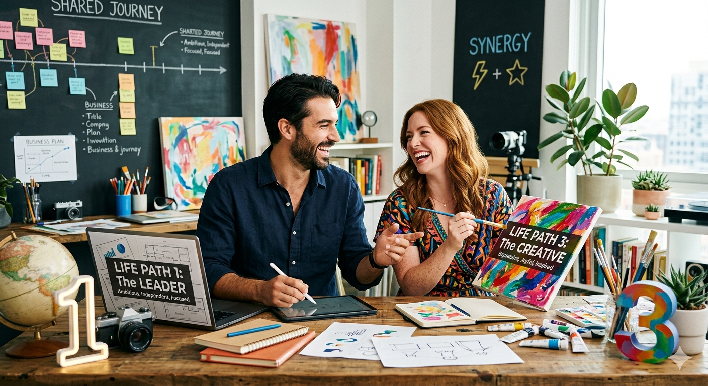 Life Path 1 and 3 Compatibility — What This Pairing Really Means