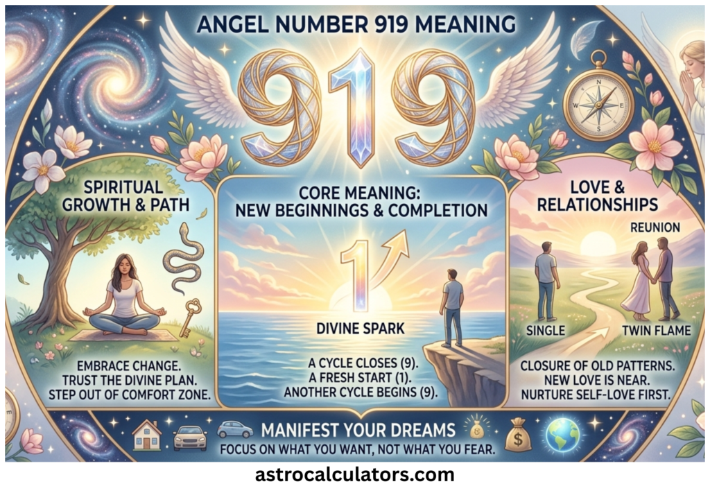 Angel Number 919 Meaning