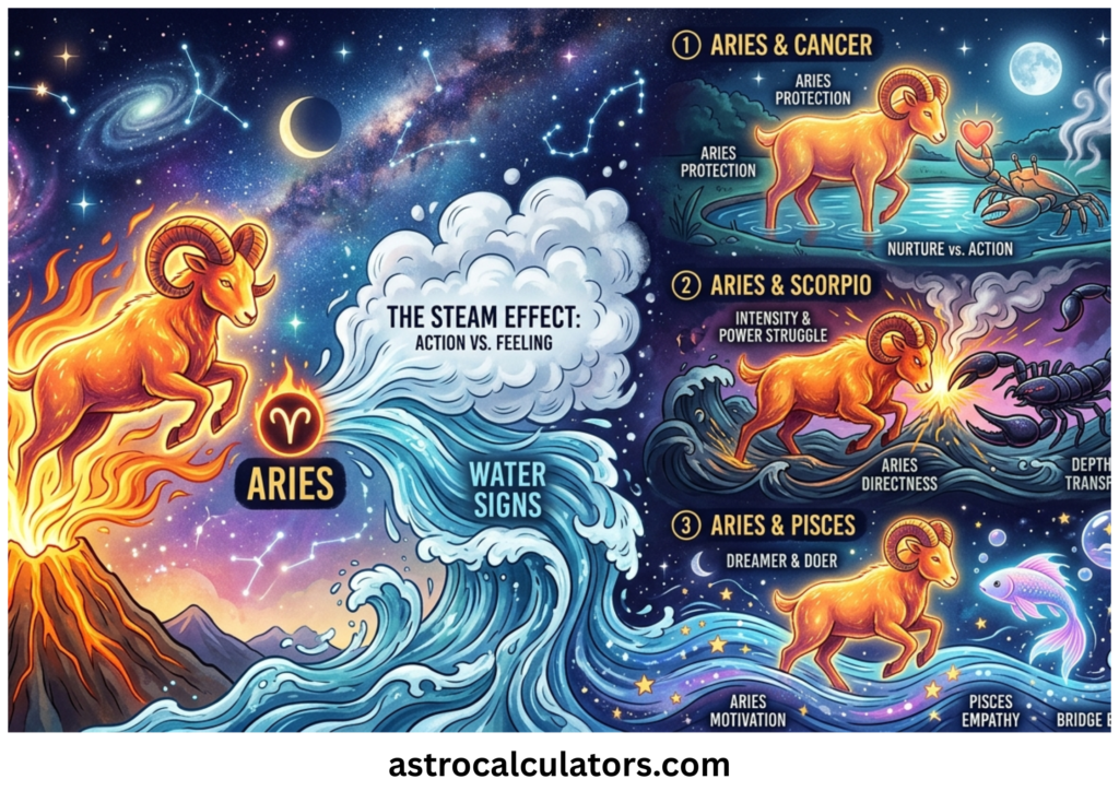 Aries Like With Water Signs in Love