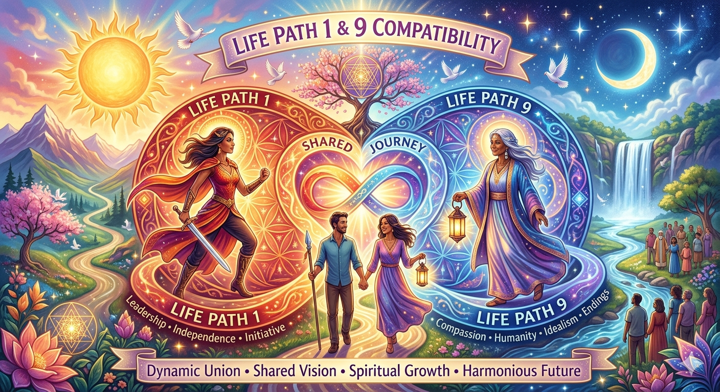 Life Path 1 and 9 Compatibility — What This Pairing Really Means