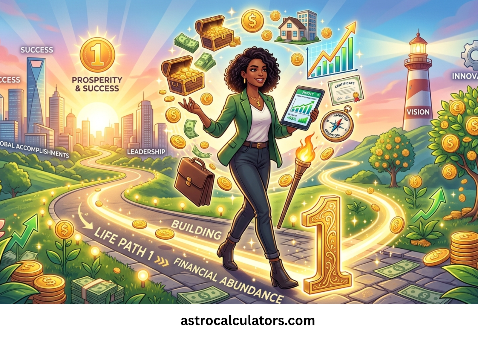 Life Path 1 and Money — What Numerology Says About Wealth, Leadership and Financial Power