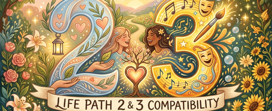 Life Path 2 and 3 Compatibility — What This Pairing Really Means