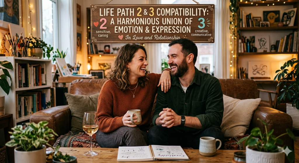Life Path 2 and 3 Compatibility — in love