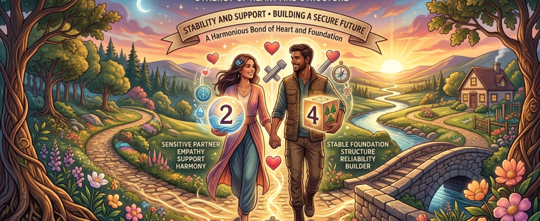 Life Path 2 and 4 Compatibility — What This Pairing Really Means