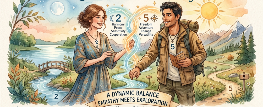 Life Path 2 and 5 Compatibility — What This Pairing Really Means