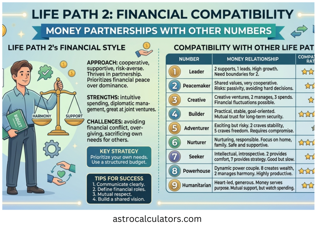 Life Path 2's Money Compatibility
