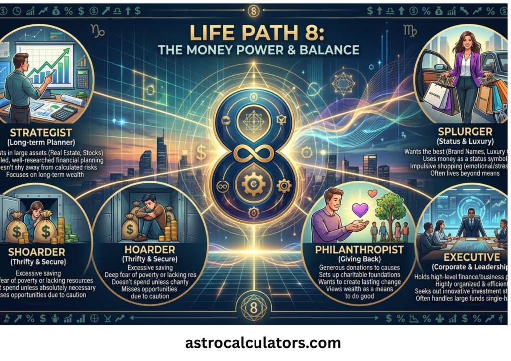 Life Path 8's Money Management Style