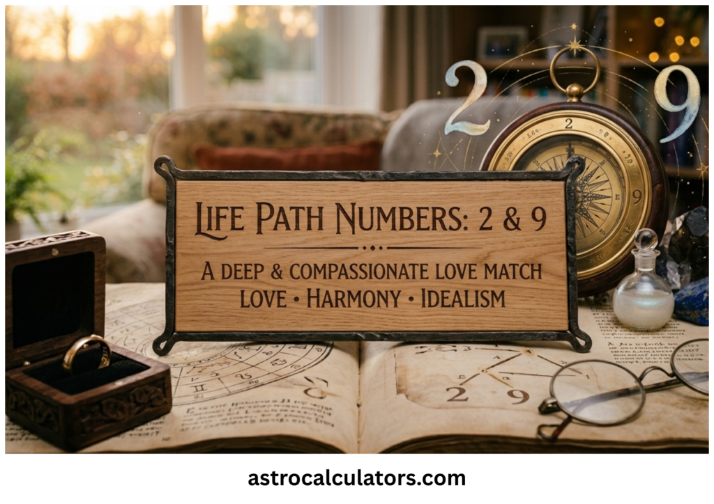 Life Path Number 2 and 9 love match
