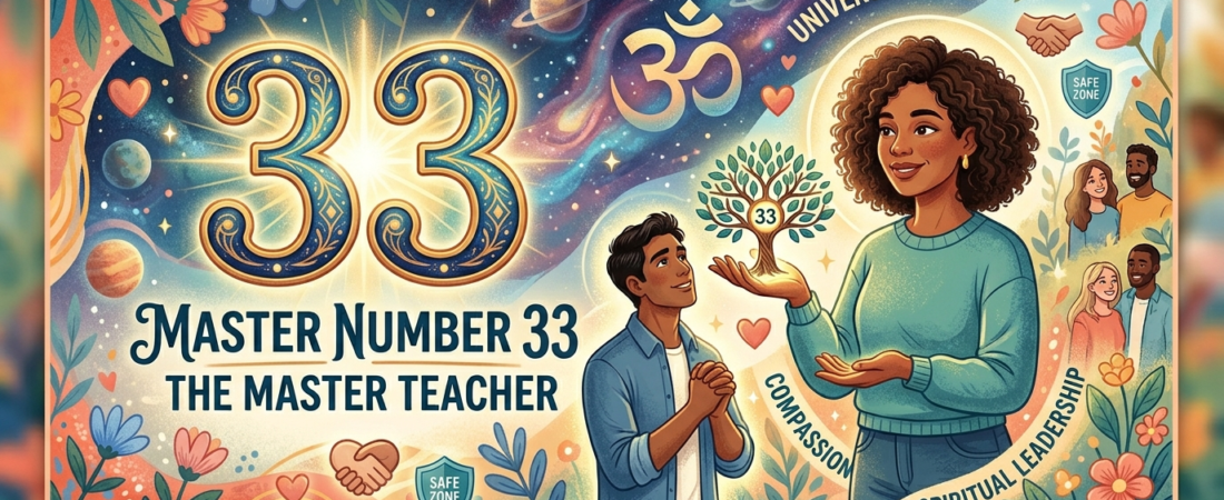 Master Number 33 Meaning — The Rarest Master Number and the True Master Teacher in Numerology
