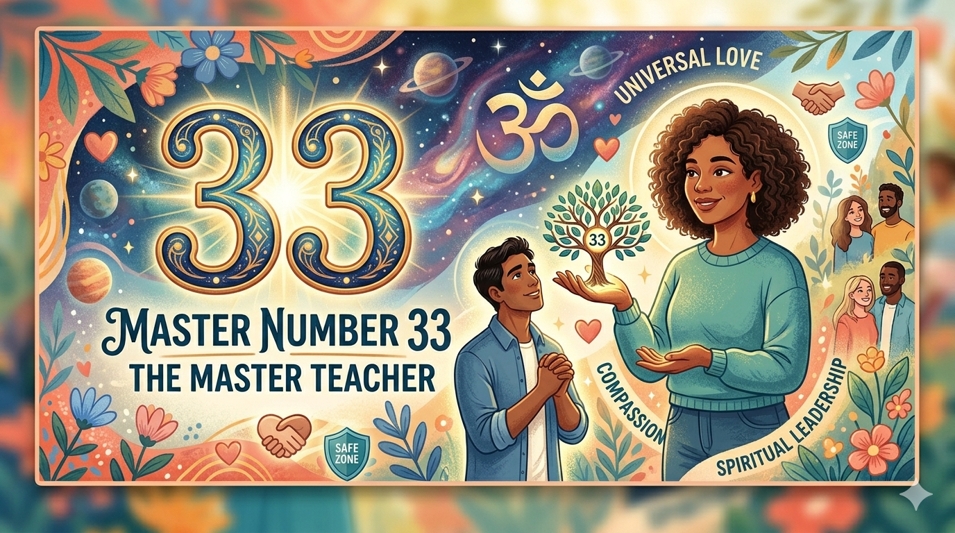 Master Number 33 Meaning — The Rarest Master Number and the True Master Teacher in Numerology