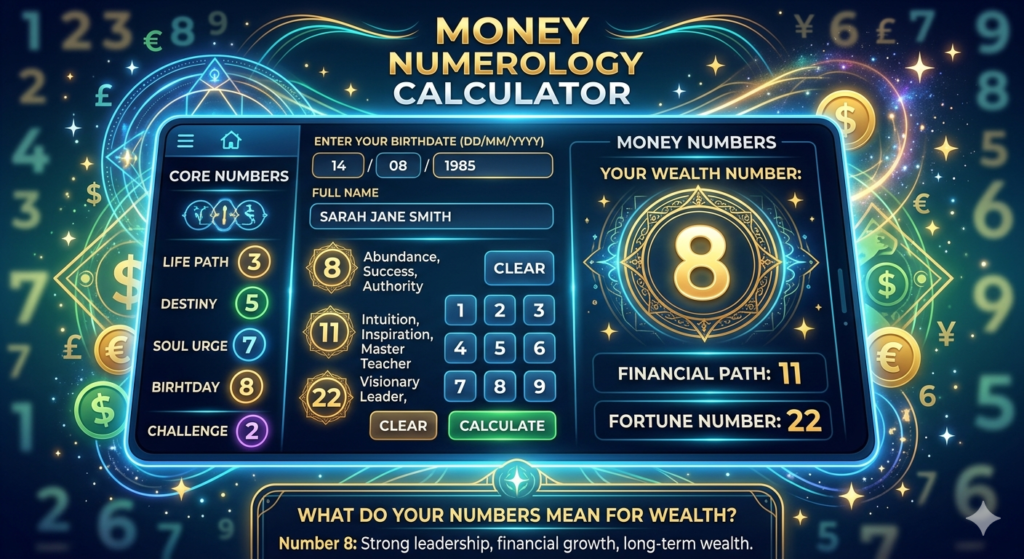 Money Numerology Calculator