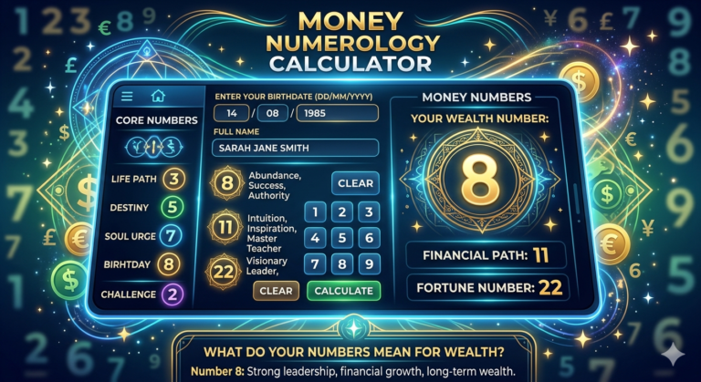 Money Numerology Calculator