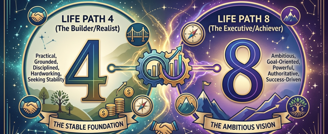 Life Path 4 and 8 Compatibility – Love and Relationships