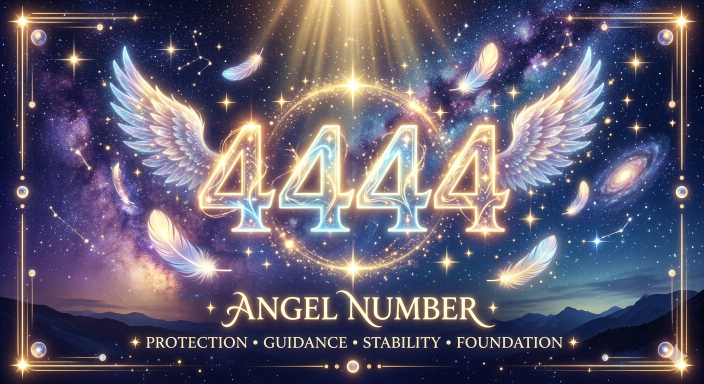 4444 Angel Number Meaning: Stability, Structure & Purpose