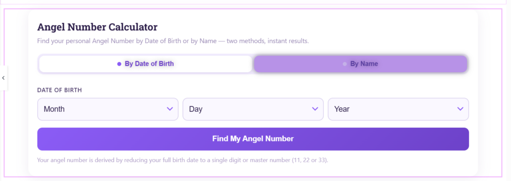 Angel Number By Date Of Birth