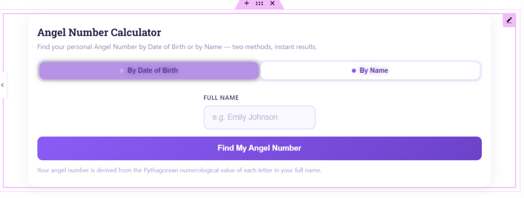 Angel Number By Name