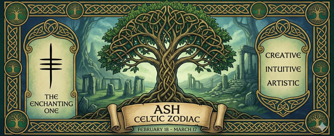 Ash Celtic Zodiac Sign — Meaning, Traits & The Enchanter