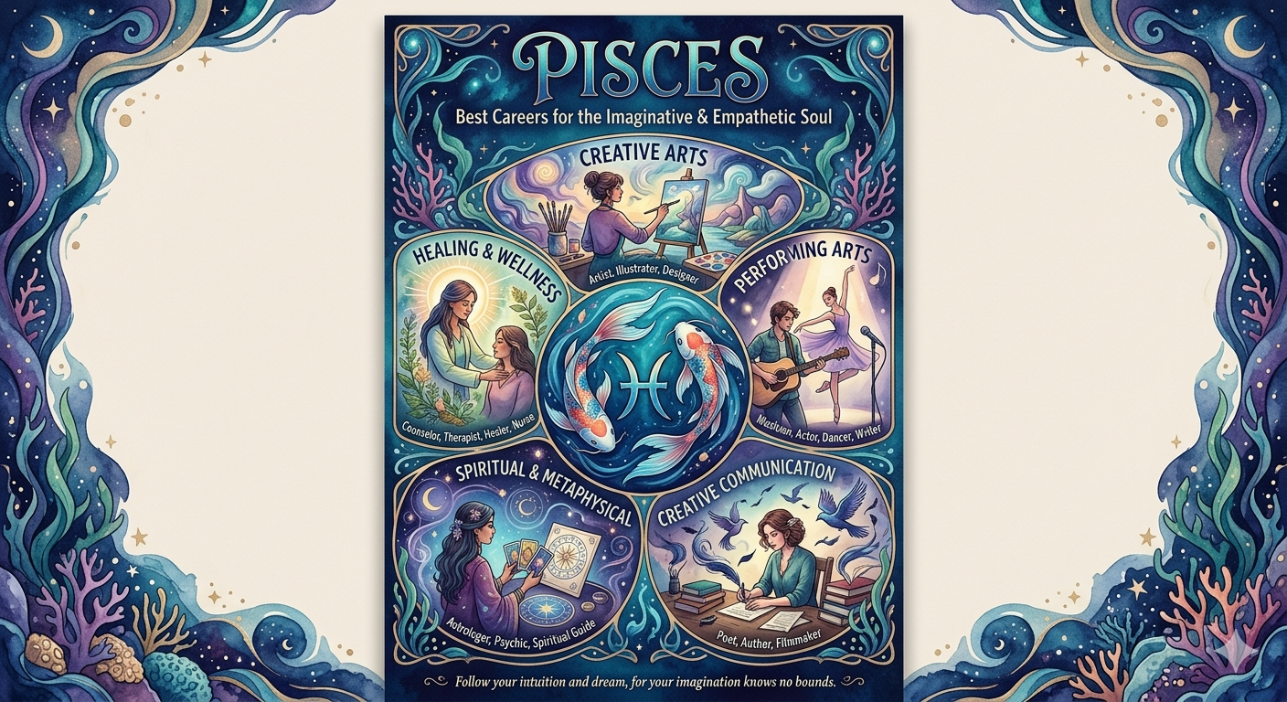 Best Career for Pisces – Neptune’s Dreamer Finds the Work Worth Doing