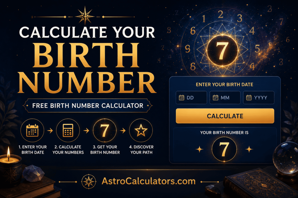 Birth Number Calculator