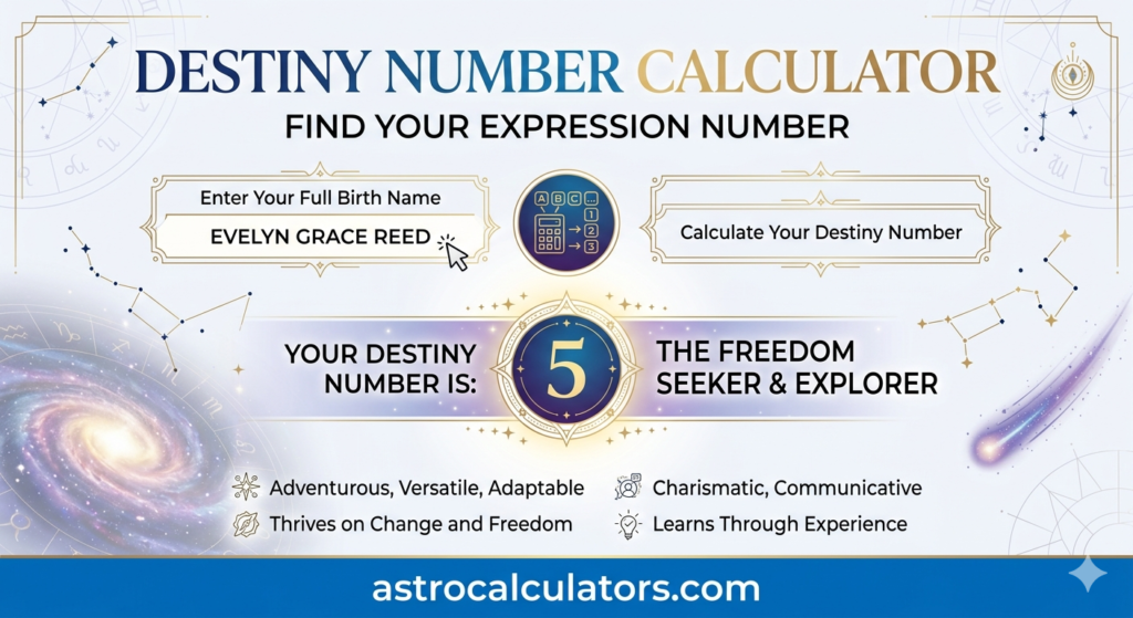 Destiny Number Calculator