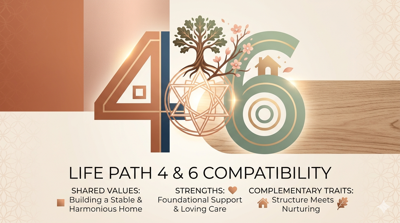 Life Path 4 and 6 Compatibility – Love and Relationships