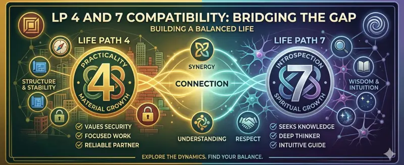 Life Path 4 and 7 Compatibility – Love and Relationships