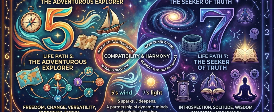 Life Path 5 and 7 Compatibility — Love and Relationships