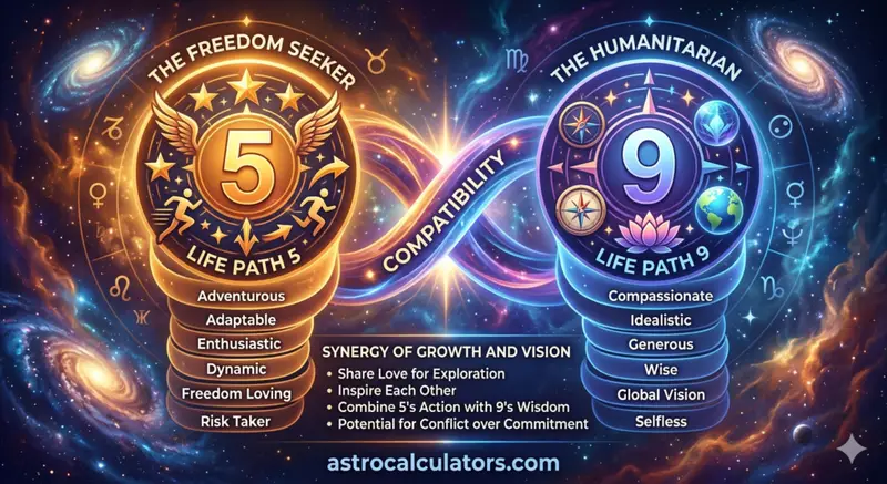 LP 5 and 9 Compatibility astrology