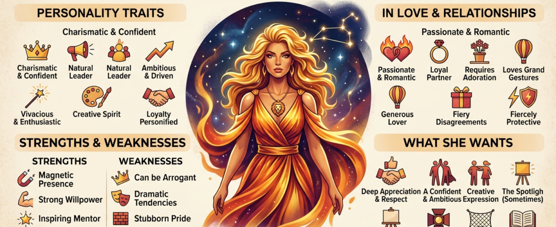 Leo Woman — Personality, Love, Traits and What She Wants