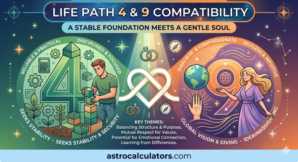 Life Path 4 and 9 Compatibility